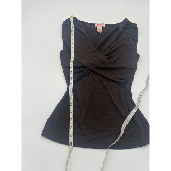 Candie's Burgundy Tank Top Size Small - Picture 3 of 5